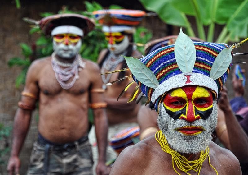 Mt.Hagen Traditional Facepaint